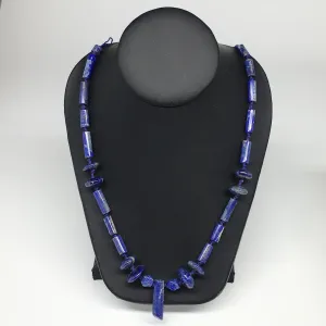 52.1g, 8mm-30mm Natural Lapis Lazuli Bead Mixed Shaped Strand, 27 Beads,LPB148