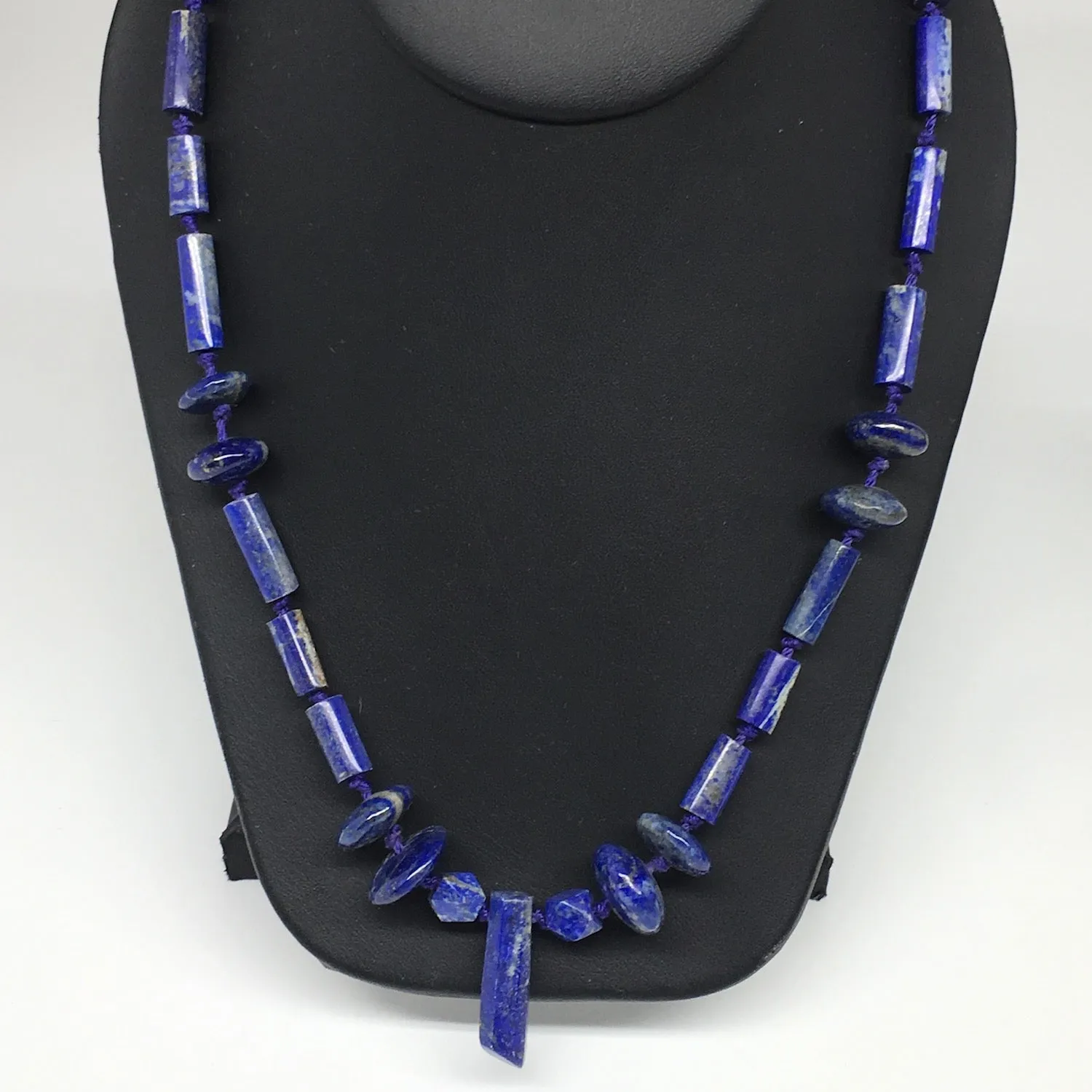 52.1g, 8mm-30mm Natural Lapis Lazuli Bead Mixed Shaped Strand, 27 Beads,LPB148