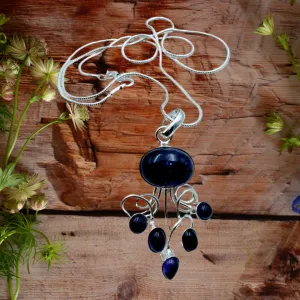 Amethyst, 925 Sterling Silver, Necklace