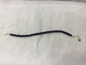Amethyst bracelet, 4 mm