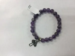 Amethyst Bracelet with Charm