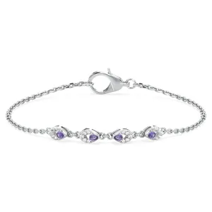 Amethyst Branch Bracelet
