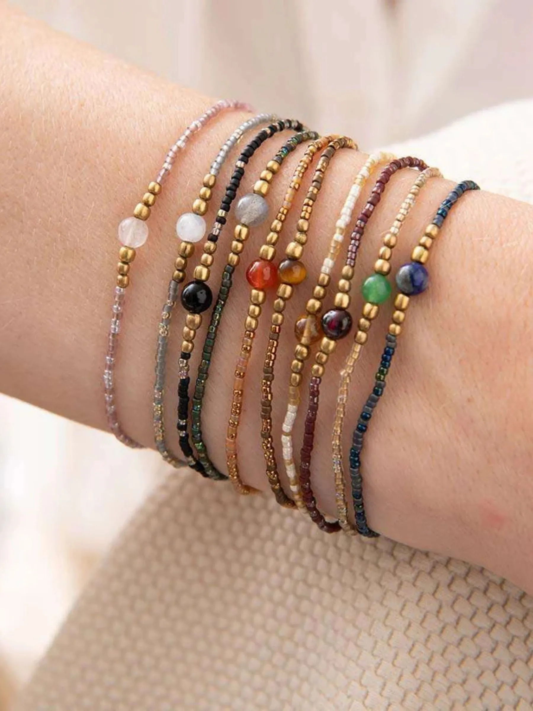 Bracelet Iris Card Moonstone | A Beautiful Story