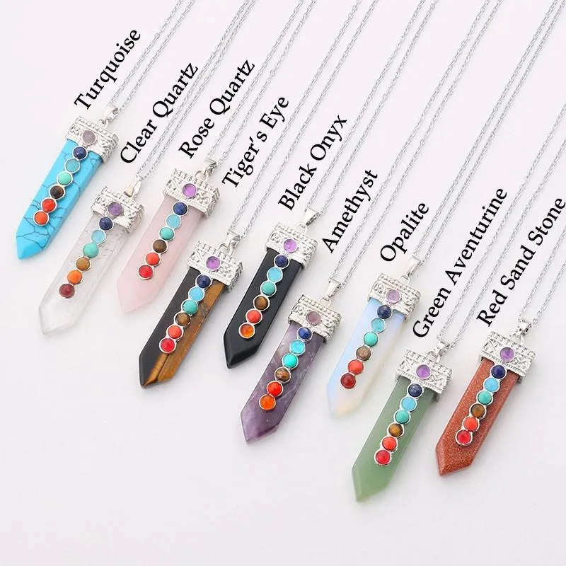 Chakra Gemstone Necklace