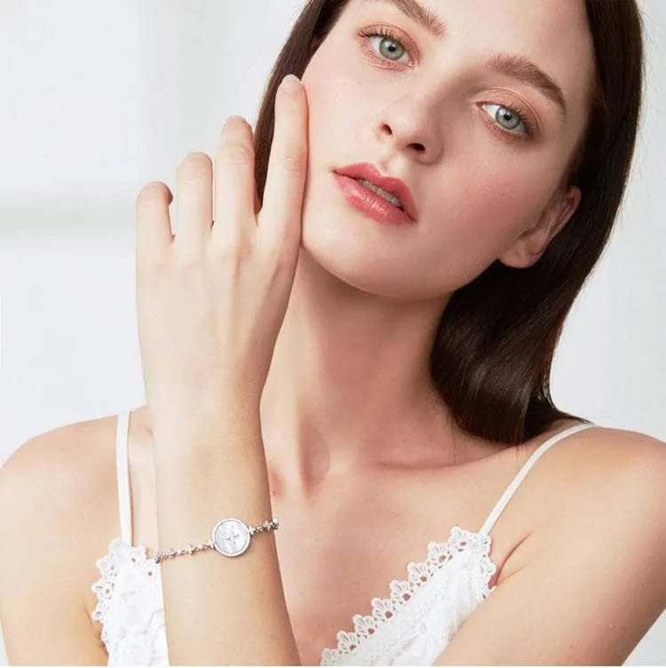 Created Diamond Albina Star Setting Adjustable Bracelet