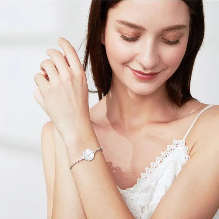 Created Diamond Albina Star Setting Adjustable Bracelet