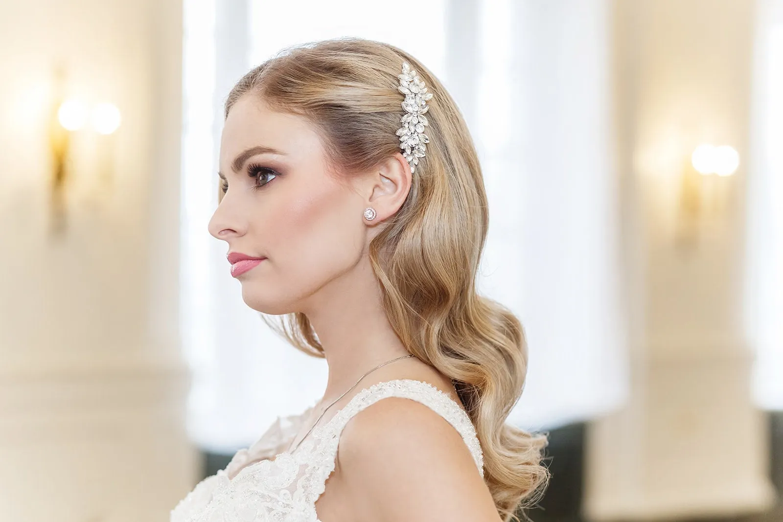 Giselle Crystal Barrette Clip