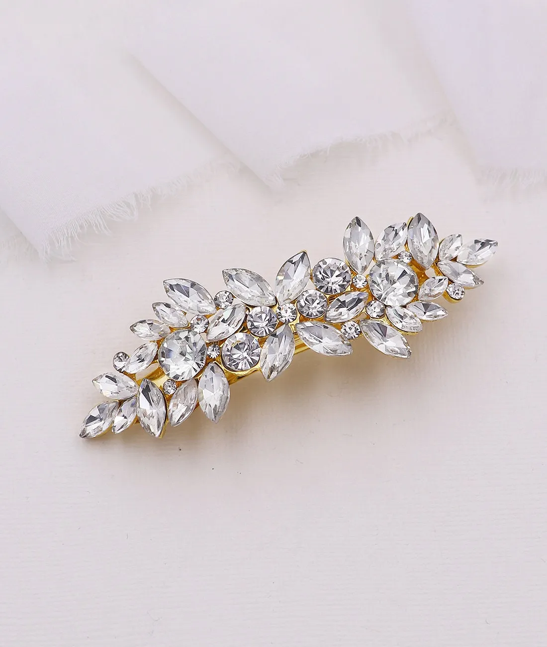 Giselle Crystal Barrette Clip