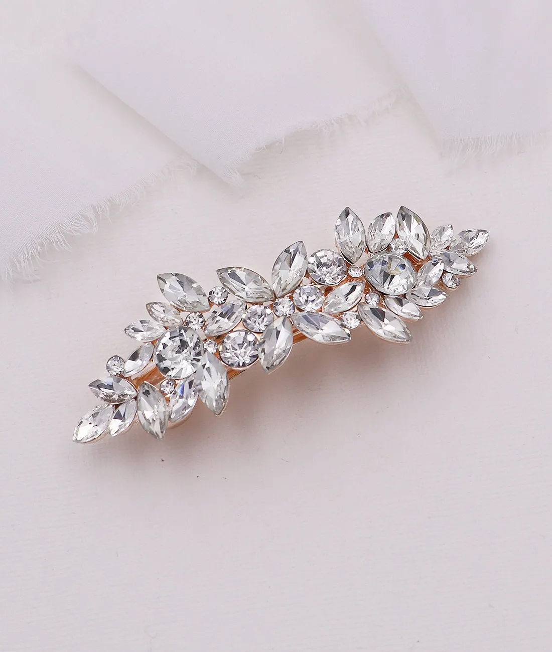 Giselle Crystal Barrette Clip