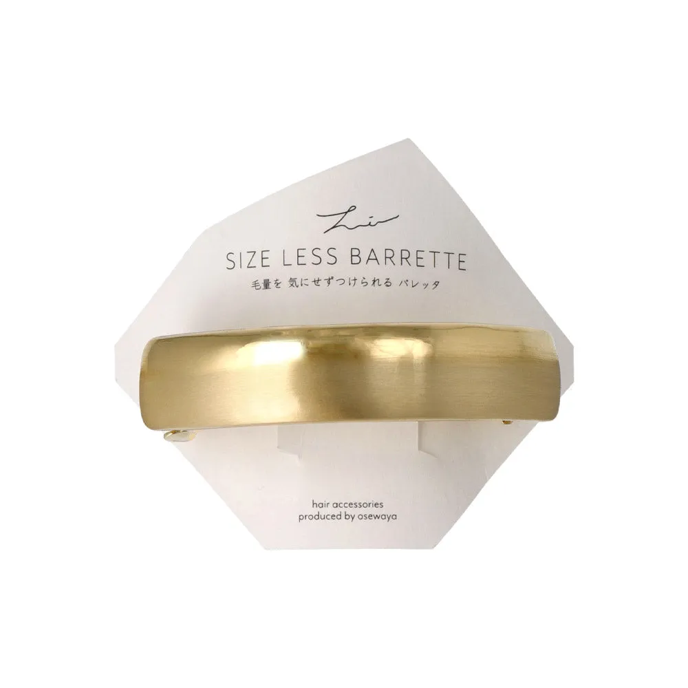 Glossy and Matte Metal Hair Barrette