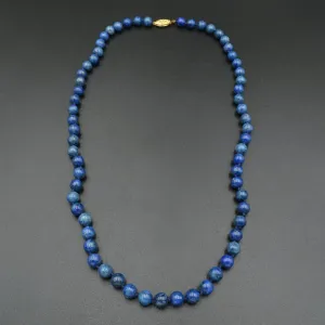Knotted Lapis Necklace