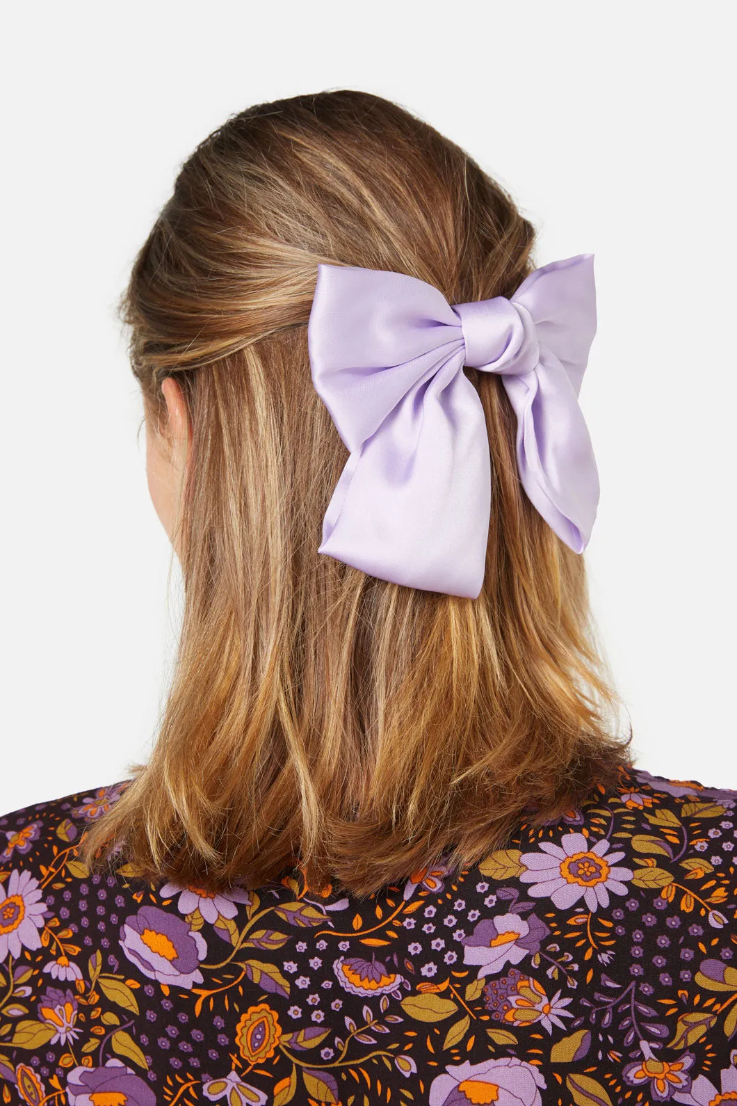 Large Bow Barrette Clip