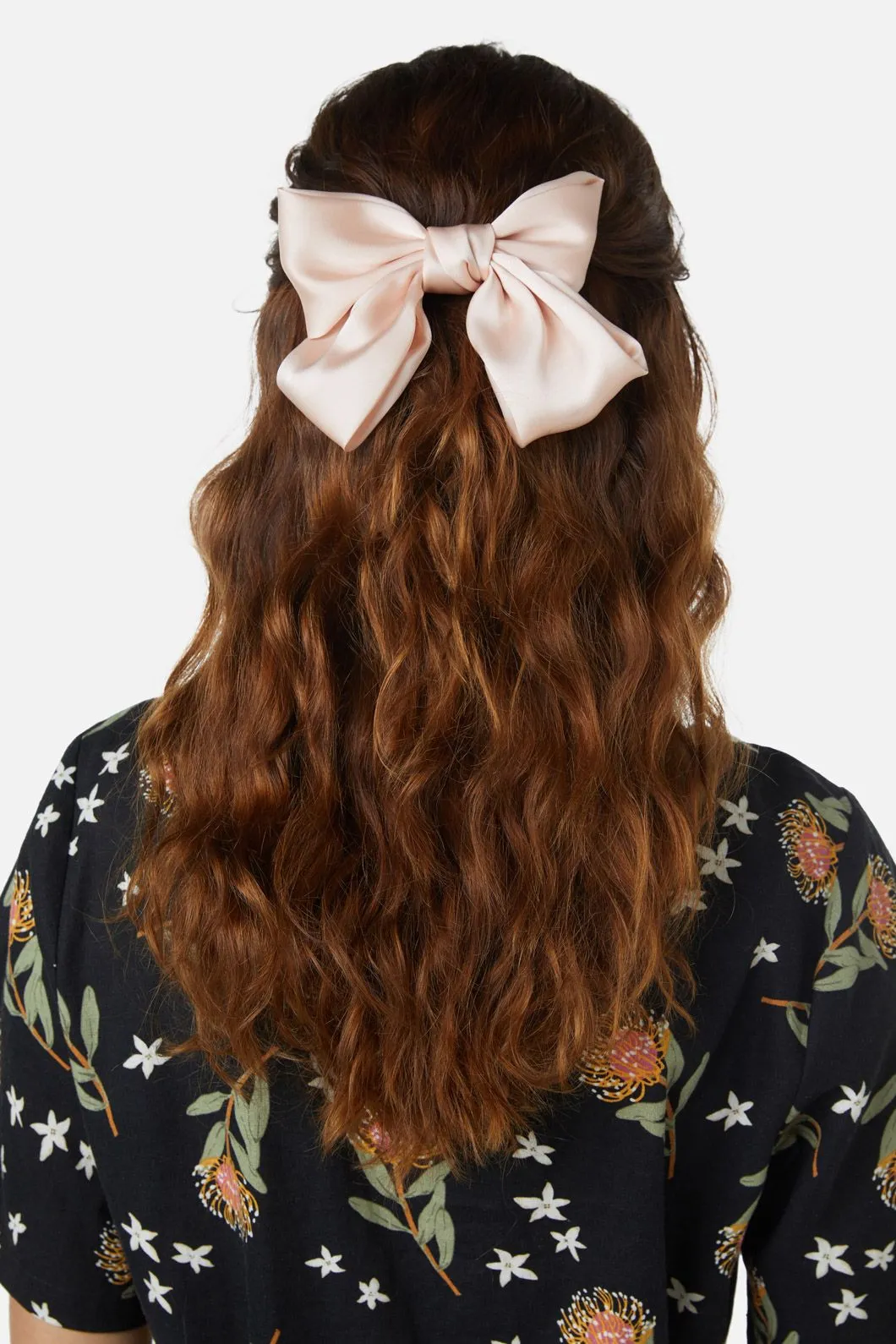 Large Bow Barrette Clip