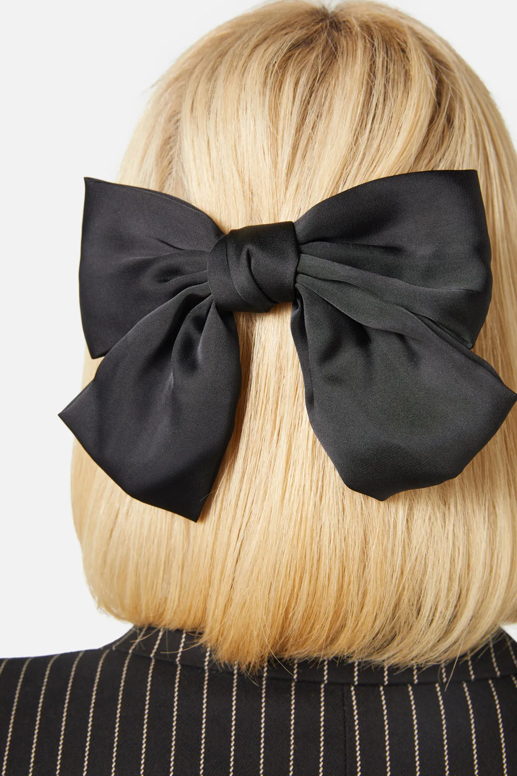Large Bow Barrette Clip