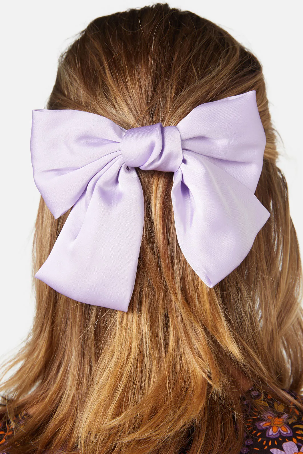 Large Bow Barrette Clip