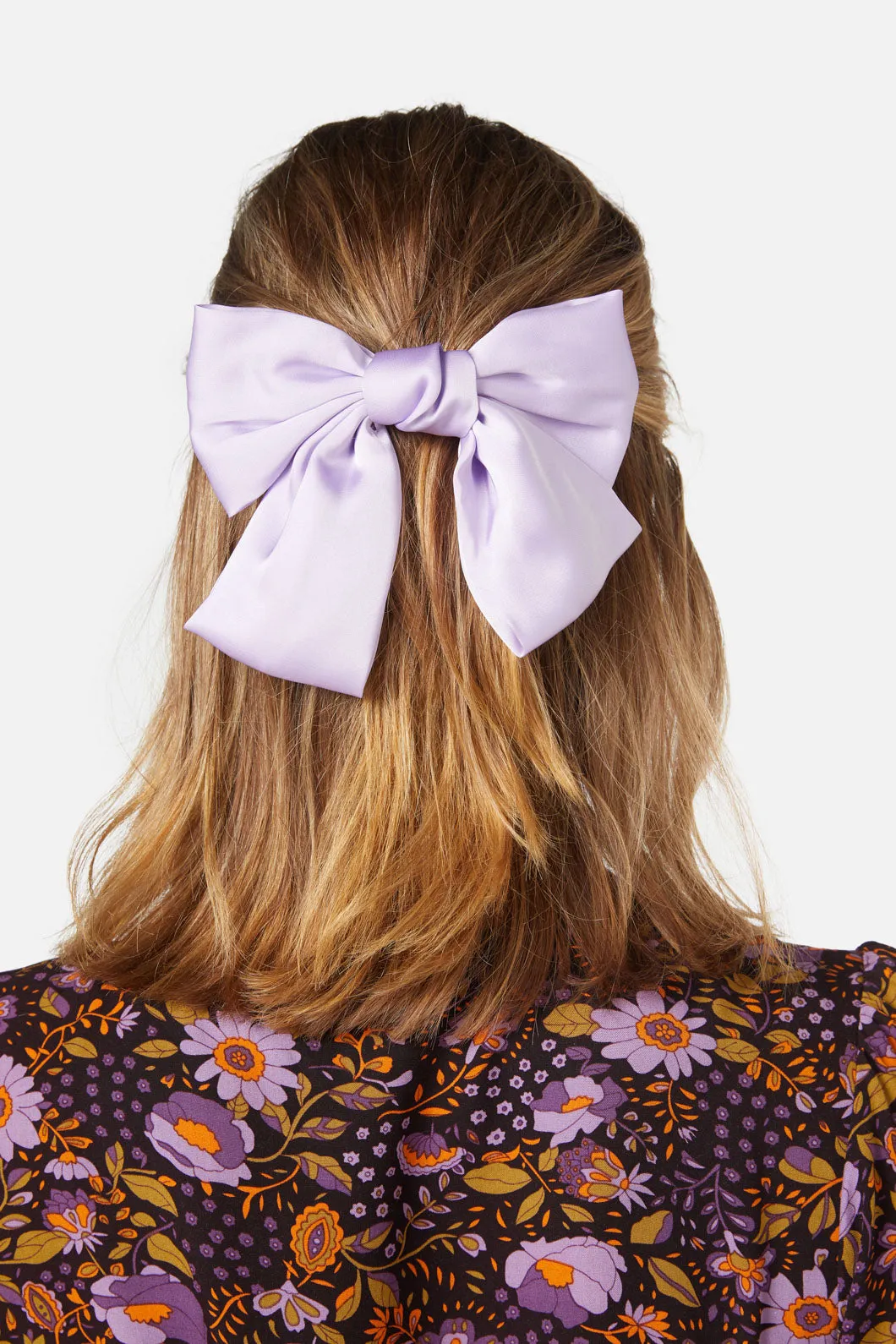 Large Bow Barrette Clip
