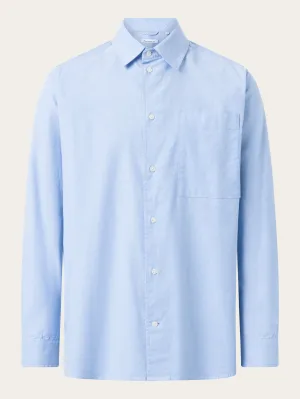 Loose fit oxford shirt - Lapis Blue