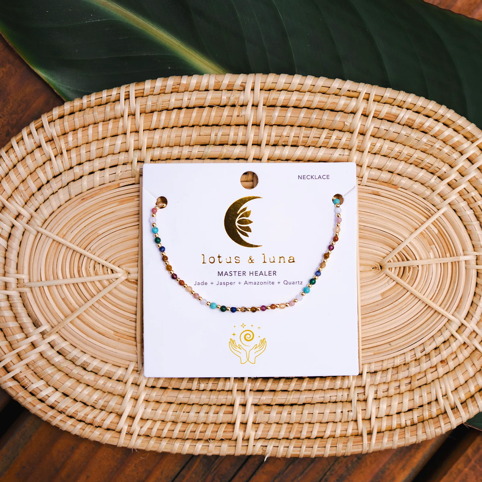 Master Healer 3mm   2mm Necklace Stack