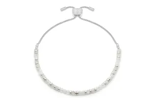 Mystical Rainbow Moonstone Silver Bracelet