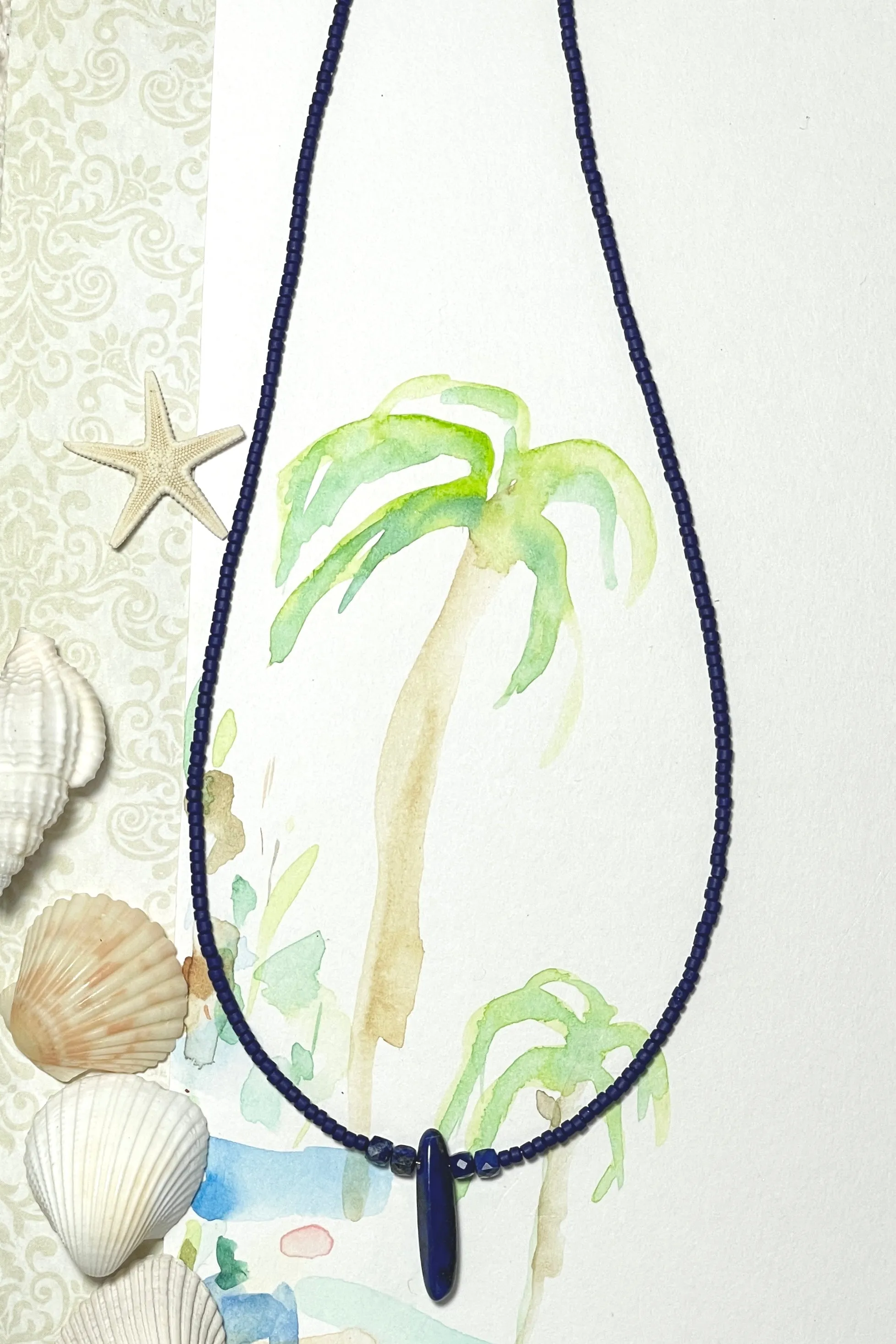 Necklace Cay Island Lapis