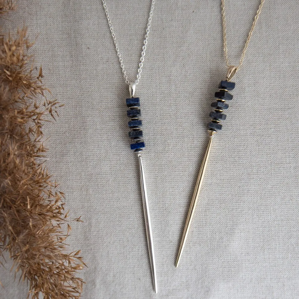 orsay necklace-lapis lazuli