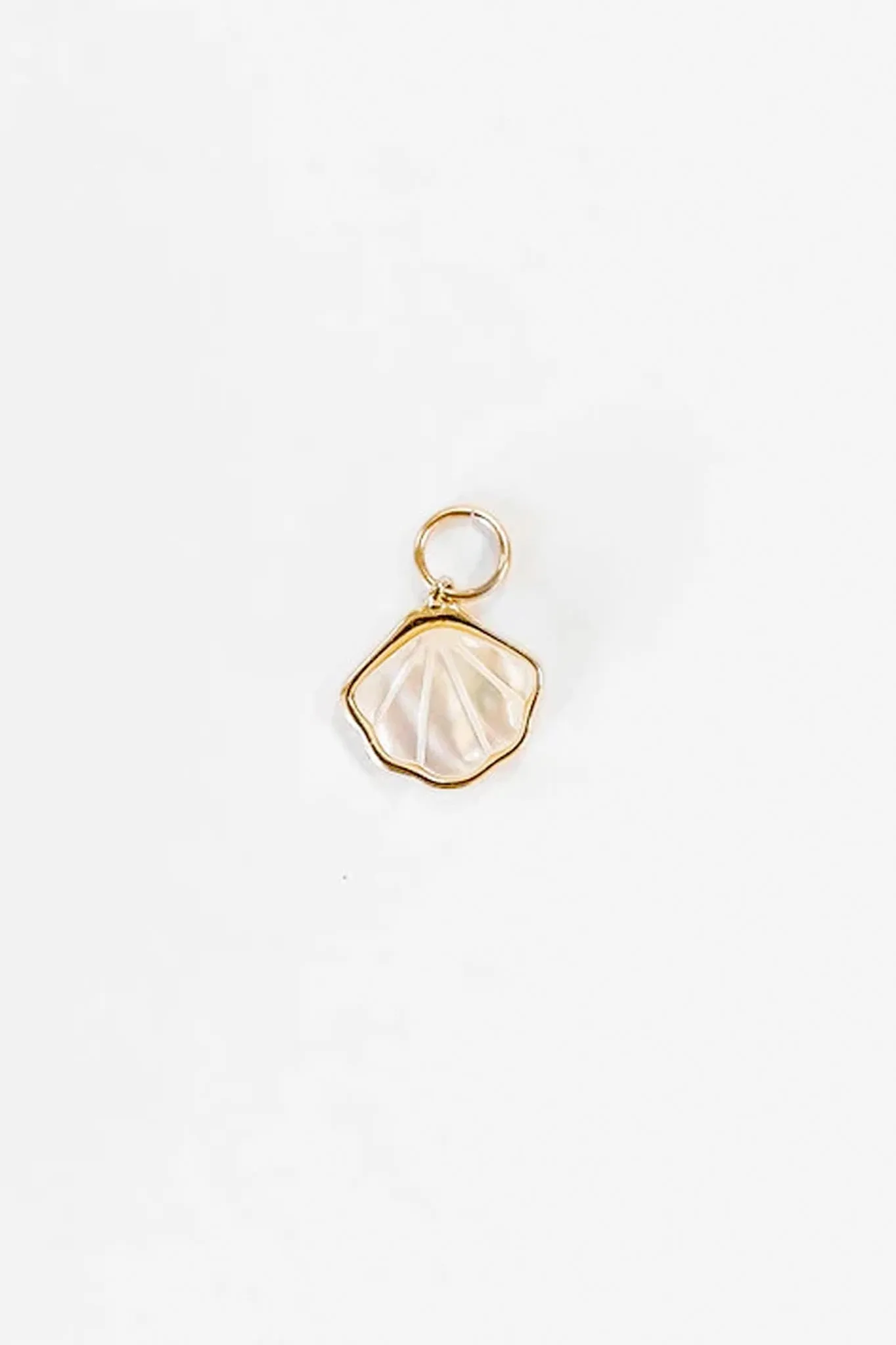 Pearl Clamshell Charm
