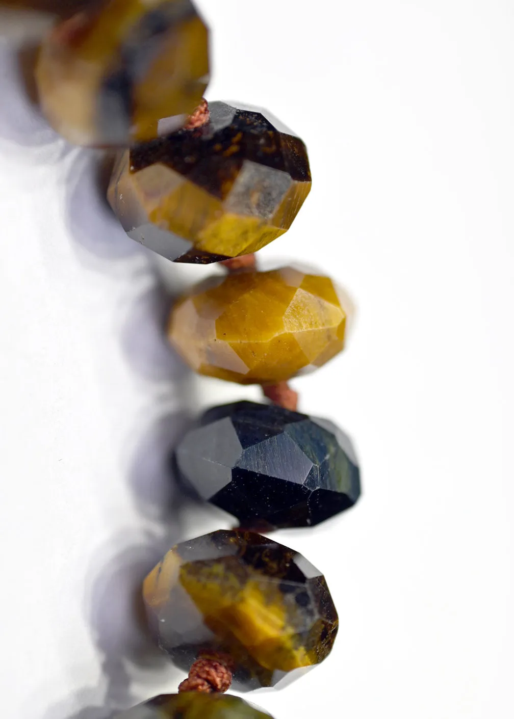 Red, Blue, and Gold Tiger's Eye Bracelet