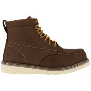 Reinforcer Steel-Toe 6-inch Wedge Work boot Brown