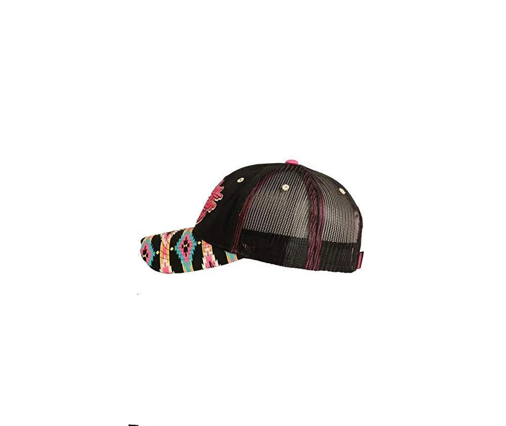 Rock and Roll Cowboy Whiskey Drinkin ' Adjustable Cap, Black