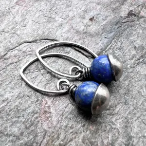 Sterling Silver Lapis Earrings