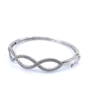Sterling Silver Twisted Bangle