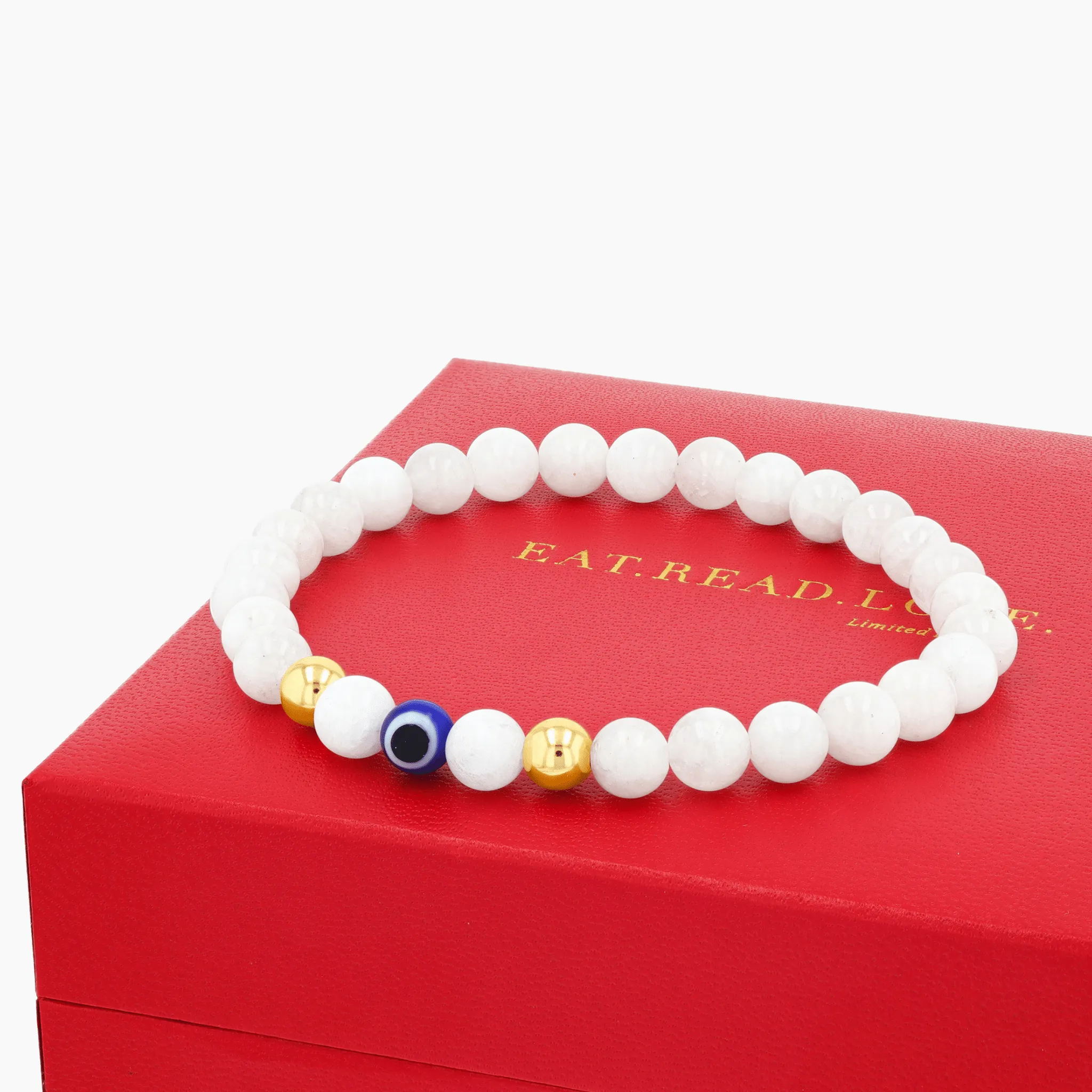Taurus Zodiac Evil Eye Gold Filled Eclipse Energy Bracelet