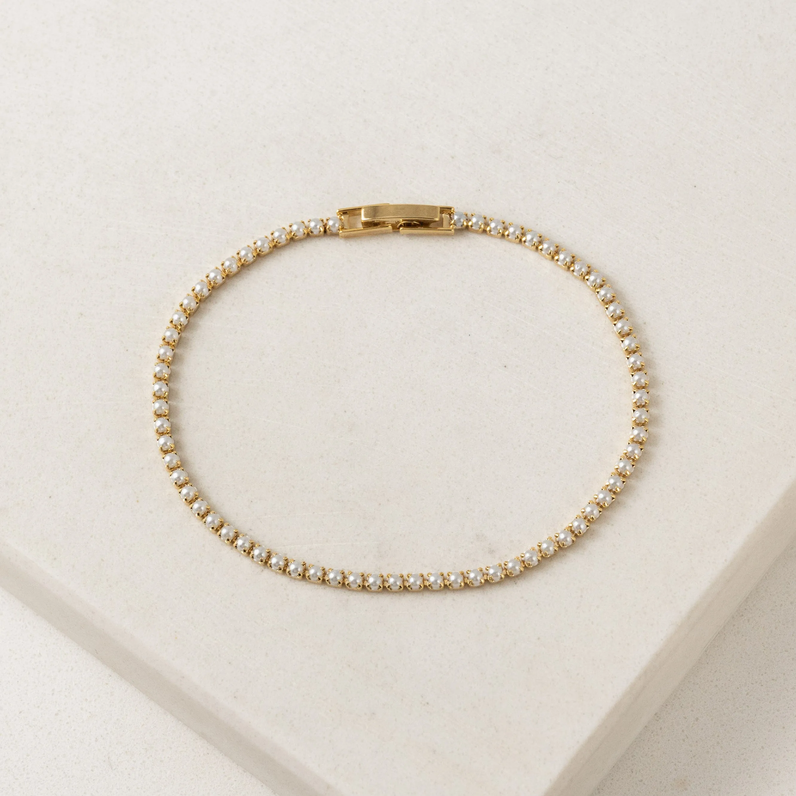 Tennis Bracelet Pearl