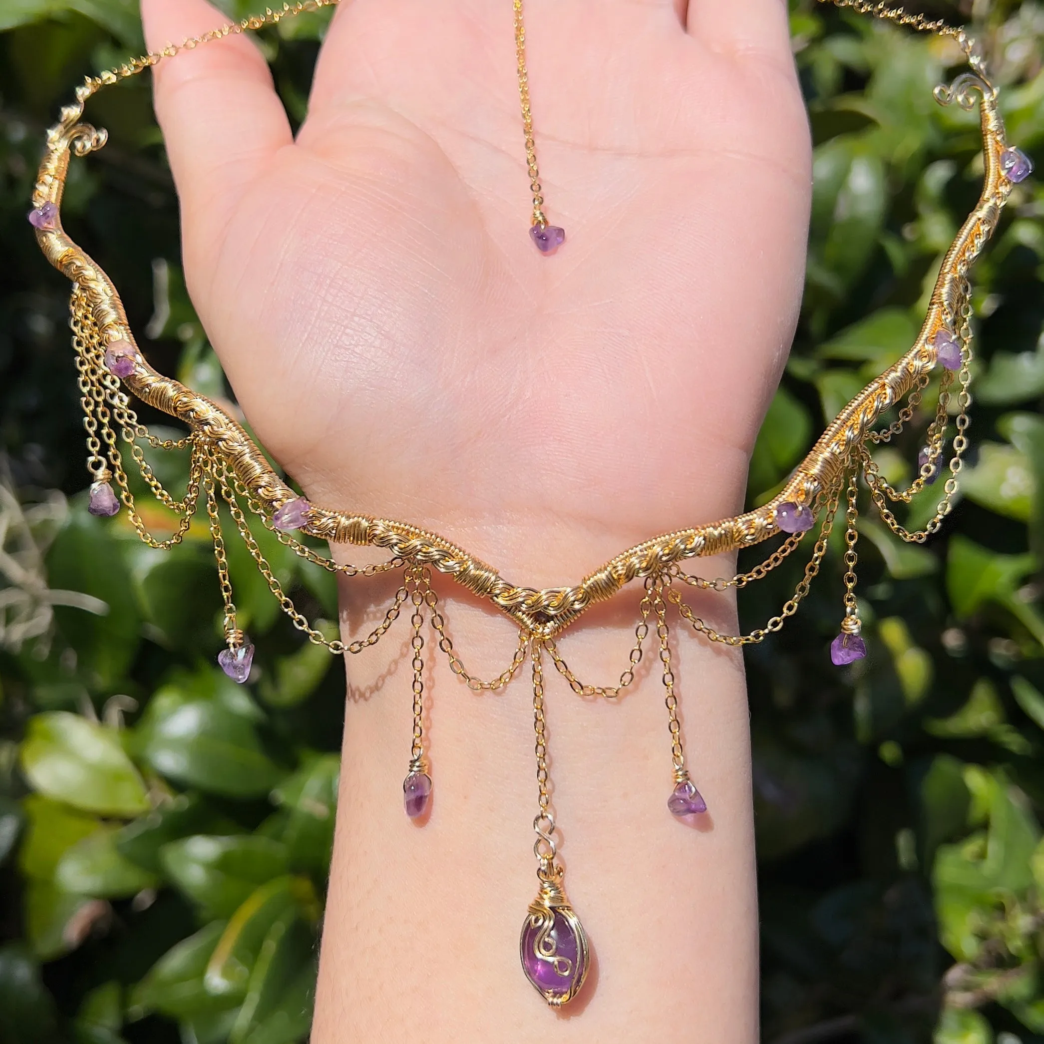 The Eternal Astraea in Amethyst 14K Yellow Gold ✵